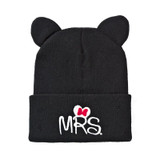 Lovely Hat For Child Knitted Winter Hat Double Ears Skullies Beanies Boys Girls Solid Color Beanies Caps For Kids Winter Hats