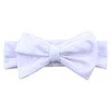 Lovely Girls Cotton Headband Solid Hair Bows Headbands For Kids 2018 New Arrival Newborn Kids Cotton Hair Accessories