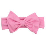 Lovely Girls Cotton Headband Solid Hair Bows Headbands For Kids 2018 New Arrival Newborn Kids Cotton Hair Accessories