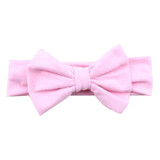 Lovely Girls Cotton Headband Solid Hair Bows Headbands For Kids 2018 New Arrival Newborn Kids Cotton Hair Accessories