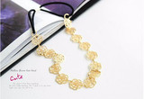 Lovely Girls Hollow-out Rose Headband Women Fashion Flower Elastic Hair Band Headdress Lady Tiaras Hair Accessories #Zer