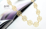 Lovely Girls Hollow-out Rose Headband Women Fashion Flower Elastic Hair Band Headdress Lady Tiaras Hair Accessories #Zer