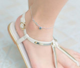 Lovely Cute Real. 925 Sterling Silver Script Lucky &Star chain Anklet bracelet sterling-silver-jewelry adjustable GTLS251 Lovely Cute Real. 925 Sterling Silver Script Lucky &Star chain Anklet bracelet sterling-silver-jewelry adjustable GTLS251