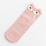 Lovely Cartoon Women Socks High Quality Cotton Animal Sock Autumn Winter Warm Socks For Lady Girls Art Socks Chaussettes Femme
