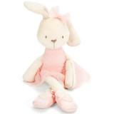 Lovely Bunny Plush Stuffed Toys Soft Beige/Pink/ Rainbow Rabbit Stuffed Animals Dolls For Kids Baby Cot Bedding Appease Gift