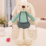 Lovely Bunny Plush Stuffed Toys Soft Beige/Pink/ Rainbow Rabbit Stuffed Animals Dolls For Kids Baby Cot Bedding Appease Gift