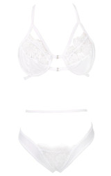 Love It HOT Sexy Lingerie Ladies Lace Babydoll Women Lace Bra Brif Sets Underwear Nightwear Sleepwear G-string New