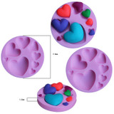 Love Heart Shaped Silicone Cake Mold Fondant Cake Tools Kitchen Accessories Bakeware Cooking Tools Sugar Chocolate Cookie Decor