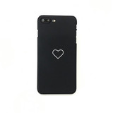 Love Heart Pattern Back Scrub Case Cover Couple Phone Case for iPhone 7/7 Plus/6/6 Plus/6s/6s Plus