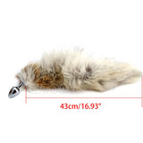 Love Fox Tail Butt Anal Plug Sexy Romance Sex Funny Adult Toy-F1FB