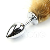 Love Fox Tail Butt Anal Plug Sexy Romance Sex Funny Adult Toy-F1FB