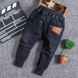 Children Baby Boys Jeans 2018 New Winter Solid Mid Elastic Waist Velvet Pants Clothes Kids Cotton Girls Trousers Clothing 4j019 Children Baby Boys Jeans 2018 New Winter Solid Mid Elastic Waist Velvet Pants Clothes Kids Cotton Girls Trousers Clothing 4j019