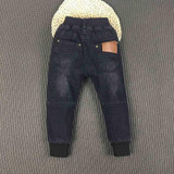 Children Baby Boys Jeans 2018 New Winter Solid Mid Elastic Waist Velvet Pants Clothes Kids Cotton Girls Trousers Clothing 4j019 Children Baby Boys Jeans 2018 New Winter Solid Mid Elastic Waist Velvet Pants Clothes Kids Cotton Girls Trousers Clothing 4j019