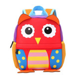 Children 3D Cute Animal Design Backpack Toddler Kid Neoprene School Bags Kindergarten Girls Boys Cartoon Zoo Pack Dog Monkey Owl