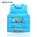 Children 2017 winter child down vest cotton jacket boys girls waistcoat outerwear winter baby vest #TZ005c