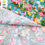 Bule Color Patchwork Cotton Fabric Fat Quaters Tilda Cloth Quilting Patchwork Fabrics For Sewing Doll Choth 4pcs/lots 40*50CM
