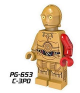 Building Blocks Star Wars Luke Skywalker Qui-Gon Jinn Asajj Ventress Han Solo Embo Jawa Luminara Unduli Bricks Kids Toys PG8037