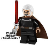 Building Blocks Star Wars Luke Skywalker Qui-Gon Jinn Asajj Ventress Han Solo Embo Jawa Luminara Unduli Bricks Kids Toys PG8037