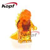 Building Blocks Single Sale American Science Fiction Monster Movie Super Heroes Lava Crystal Godzilla Toys for children PG0001