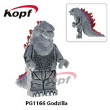 Building Blocks Single Sale American Science Fiction Monster Movie Super Heroes Lava Crystal Godzilla Toys for children PG0001