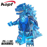 Building Blocks Single Sale American Science Fiction Monster Movie Super Heroes Lava Crystal Godzilla Toys for children PG0001