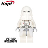 Building Blocks Han Solo Grand Admiral Thrawn Snowtrooper Lando Calrissian Star Wars Bricks Action DIY Toys for children PG8050