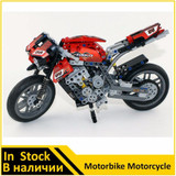Building Blocks Model 3353 Compatible with Tenic Motorbike Motorcycle Model Toys For Children