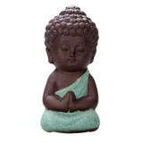 Buddhism Litlle Meditation Monk Small Statues Miniature Craft Buddha Statues Clay Mini Chinese Buddhism Zen Monks