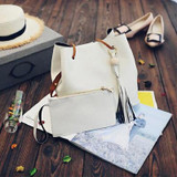 Bucket Bag Women Tassel Shoulder Bag Messenger Bags Feminina Bolsas Handbag Bolsa Mochila Women Leather Handbags sac a main