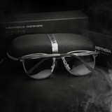 VEITHDIA Unisex Retro Aluminum Magnesium Sunglasses Polarized Lens Vintage Eyewear Accessories Sun Glasses Oculos de sol 6680