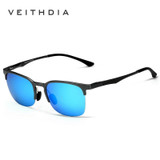 Veithdia Polarized Sunglasses Men brand designer Magnesium Aluminum Retro Driving Eyewear Accessories Sun Glasses Men 6631