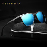 VEITHDIA Retro Aluminum Magnesium Brand Men's Sunglasses Polarized Lens Driving Eyewear Accessories Sun Glasses For Men 6623