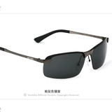 Veithdia Polarized Rimless Men's Sport Sunglasses ray Driving Goggle Eyewear Sun Glasses For Men shades oculos de sol masculino