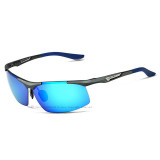 VEITHDIA Brand Summer New Aluminum Rimless Mens Polarized Sunglasses Sun Glasses Eyewear oculos de sol masculino For Men VT6562