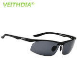 VEITHDIA Brand Logo Designer Aluminum Magnesium UV400 Men Polarized Sunglasses Driving Sun Glasses Goggles 2017 Accessories 6535