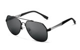 VEITHDIA Brand Men's Aluminum Magnesium Big Oversize Sunglasses Polarized Blue Lens Eyewear Sun Glasses For Men Male 3598