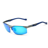 VEITHDIA Aluminum Magnesium Sunglasses Polarized Sports Men Coating Mirror Driving Sun Glasses oculos Male Eyewear Accessories