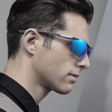 VEITHDIA Aluminum Magnesium Sunglasses Polarized  Men Coating Mirror Driving Sun Glasses Oculos Eyewear Accessories KT2