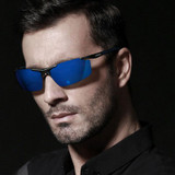 VEITHDIA Aluminum Magnesium Sunglasses Polarized  Men Coating Mirror Driving Sun Glasses Oculos Eyewear Accessories KT2