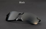 VEITHDIA Aluminum Magnesium Polarized Men's Sunglasses Rimless Sun Glasses Driving Goggle Eyewear Accessories For Men 3043