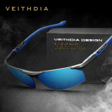VEITHDIA Aluminum Magnesium Men's Sun Glasses Polarized Sports Driving Sun Glasses oculos Male Eyewear Sunglasses For Men 6589