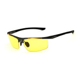 VEITHDIA Aluminum Magnesium Men Sunglasses Polarized Men Coating Mirror Driving Sun Glasses LM58
