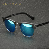 Veithdia 2017 New Aluminum Alloy Frame Brand Sunglasses Polarized Men Eyewear Accessories Glasses 6690