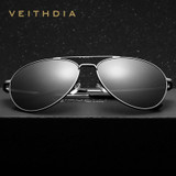 Veithdia 2017 New Aluminum Alloy Frame HD Polarized Sunglasses Men Driving Glasses Goggle Eyewear Accessories For Men 2736