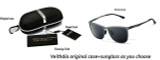 VEITHDIA  Men's Sunglasses Polarized Lens Retro Aluminum Magnesium Brand Design Vintage Eyewear Sun Glasses For Men 6623