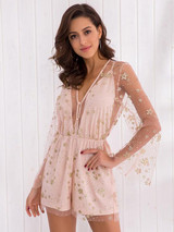 Veil Condole Belted Romper