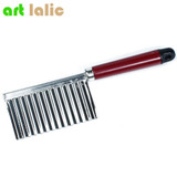 Vegetable Cutter Stainless Steel Potato Wavy Edged Cutter Knife Gadget Vegetable Fruit Potato Cutter Peeler Cooking Tools