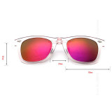 VEGA Polarized Clip On Sunglasses Over Prescription Glasses With Box Fit Over Glasses Sunglasses Flip Up Clips  5840
