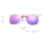 VEGA Polarized Clip On Sunglasses Over Prescription Glasses With Box Fit Over Glasses Sunglasses Flip Up Clips  5840