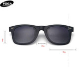 VEGA Polarized Clip On Sunglasses Over Prescription Glasses With Box Fit Over Glasses Sunglasses Flip Up Clips  5840